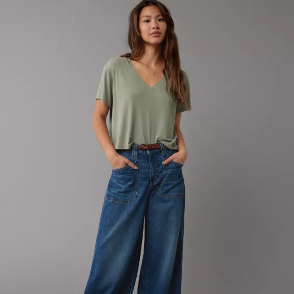 American Eagle V-Neck Shirt
